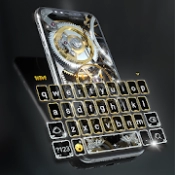 Silver Luxury Watch Wallpaper and Keyboard‏ APK